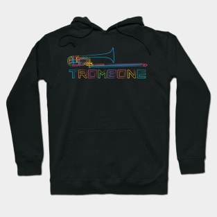 Rainbow Trombone Hoodie